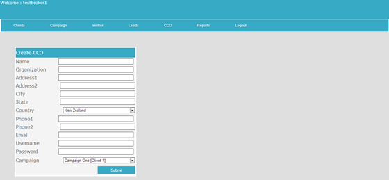 Web Applications: BPO Management
