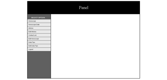 Web Applications: Back-end management 