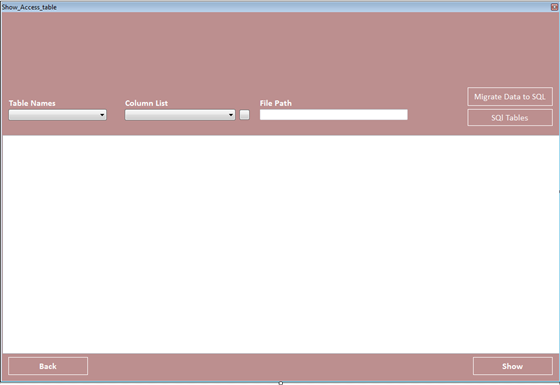 Desktop Applications: Data Migration