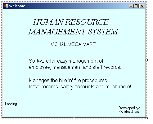 Desktop Applications: HR Management
