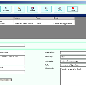 Desktop Applications: Address Master