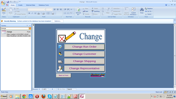 Desktop Applications: Access Database