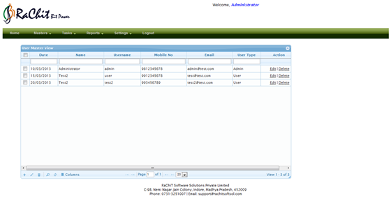 Web Applications: Customer Management System