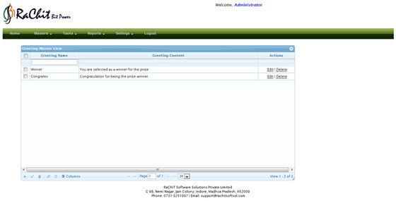 Web Applications: Customer Management System